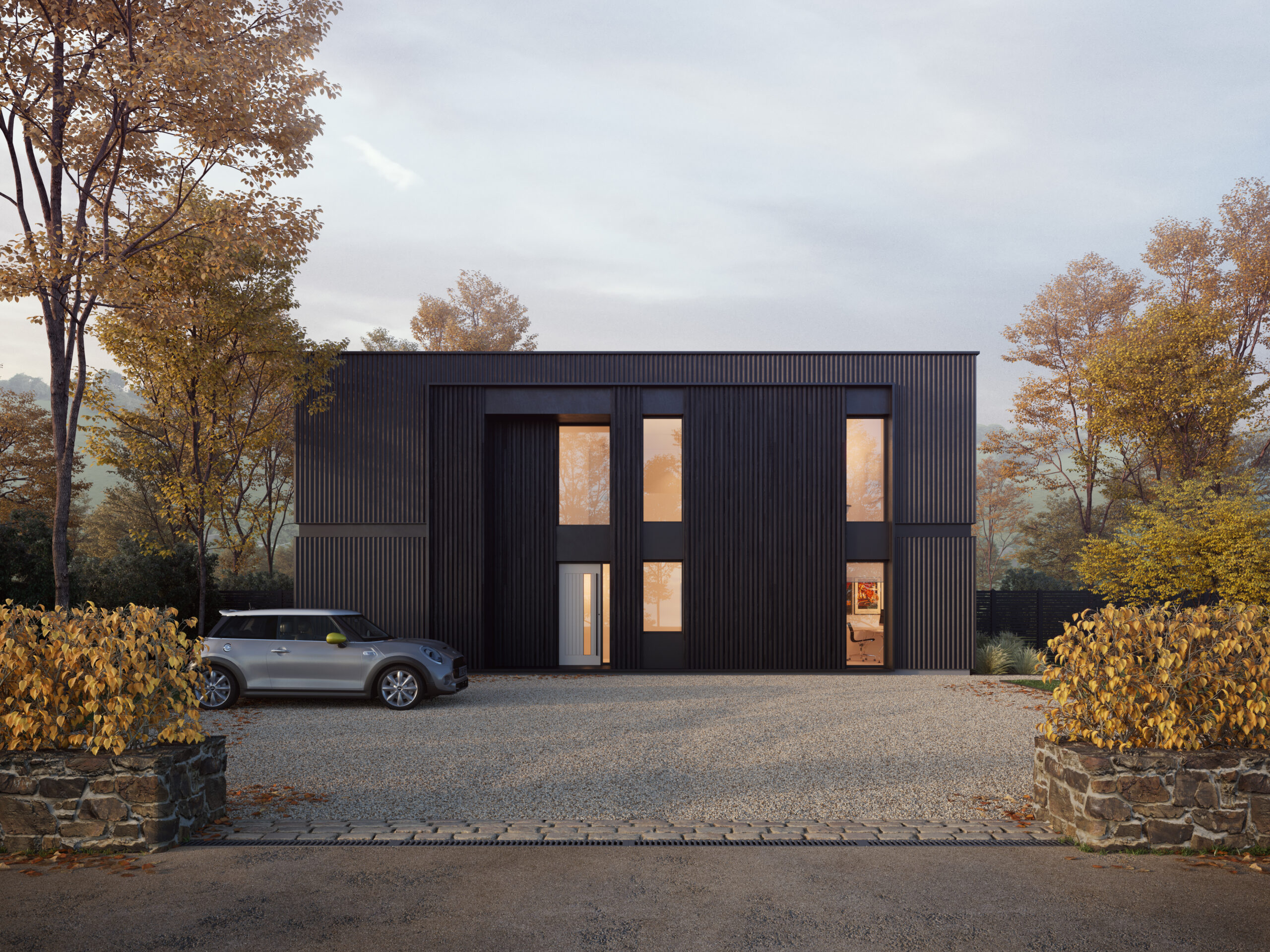 kisshouse4bedexteriorblackclad