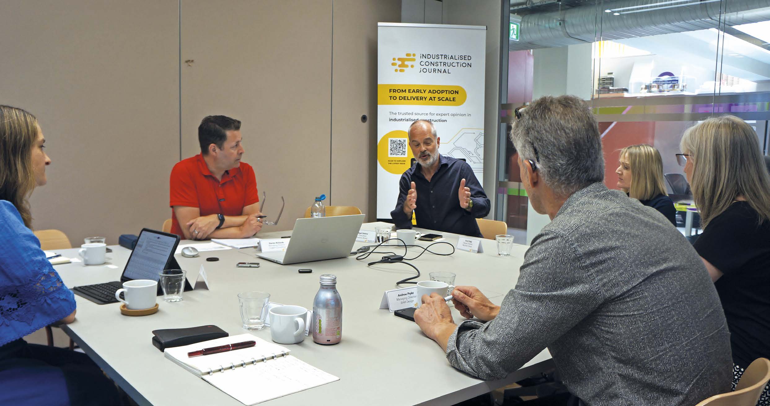 Discussion surrounded the role of the architect as part of the industrialised construction process